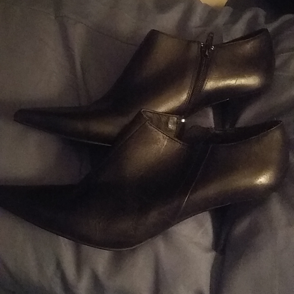Nine West Leather Ankle Boots